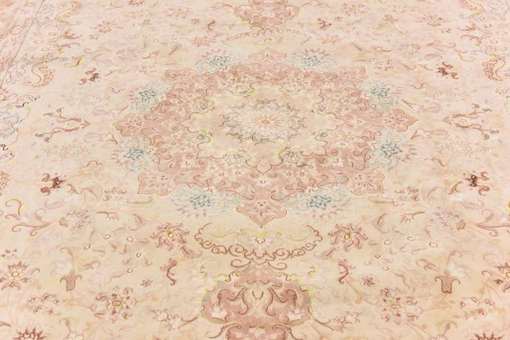 Detail image of 8' 3 x 11' 8 Hand Knotted Tabriz Persian Rug