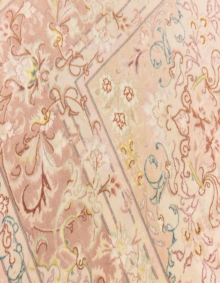 Detail image of 8' 3 x 11' 8 Hand Knotted Tabriz Persian Rug