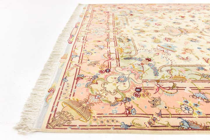 6' 6 x 10' Hand Knotted Tabriz Persian Rug