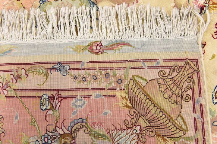 6' 6 x 10' Hand Knotted Tabriz Persian Rug