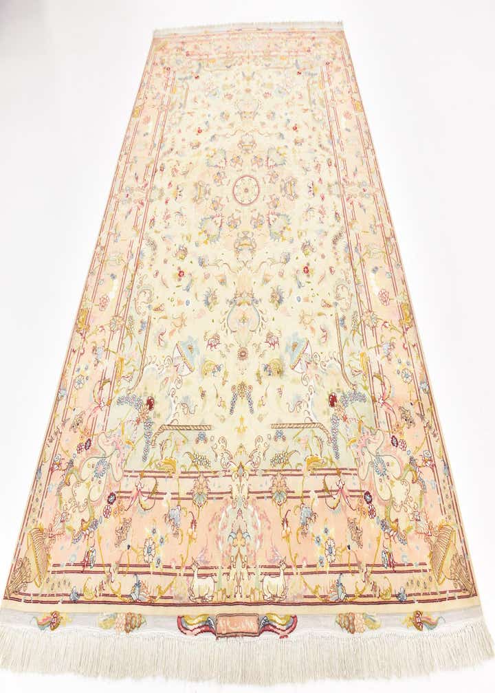 6' 6 x 10' Hand Knotted Tabriz Persian Rug