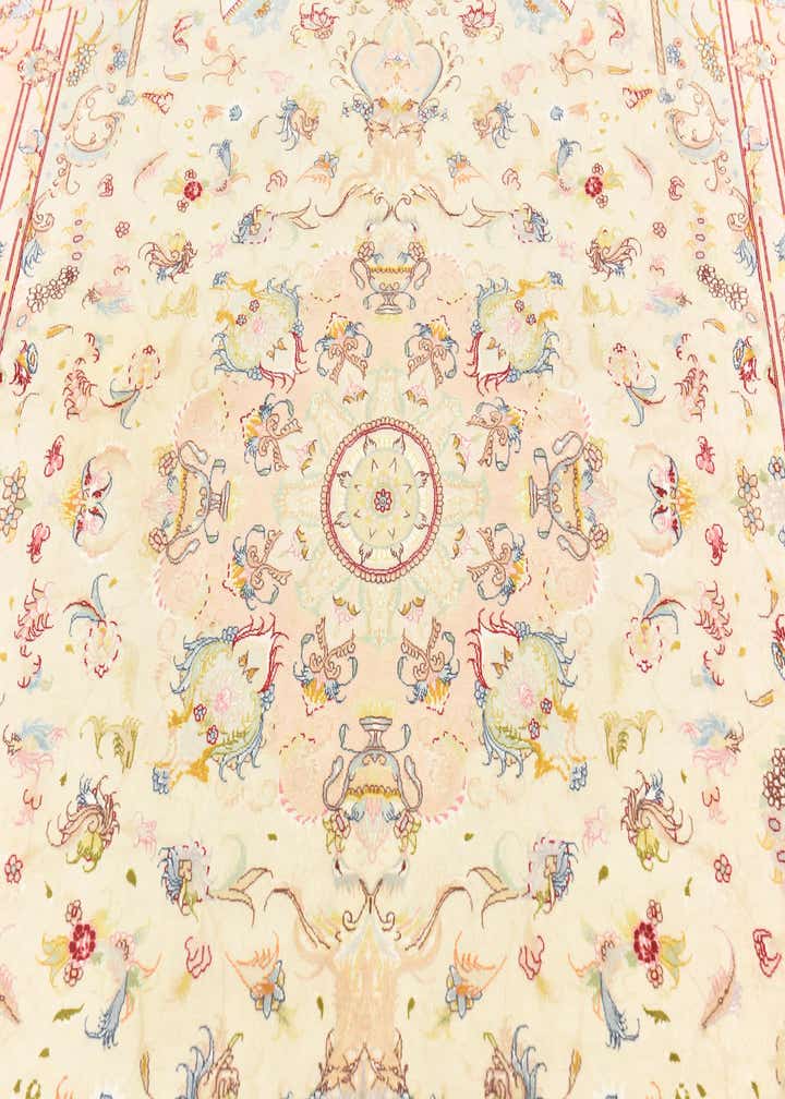 6' 6 x 10' Hand Knotted Tabriz Persian Rug