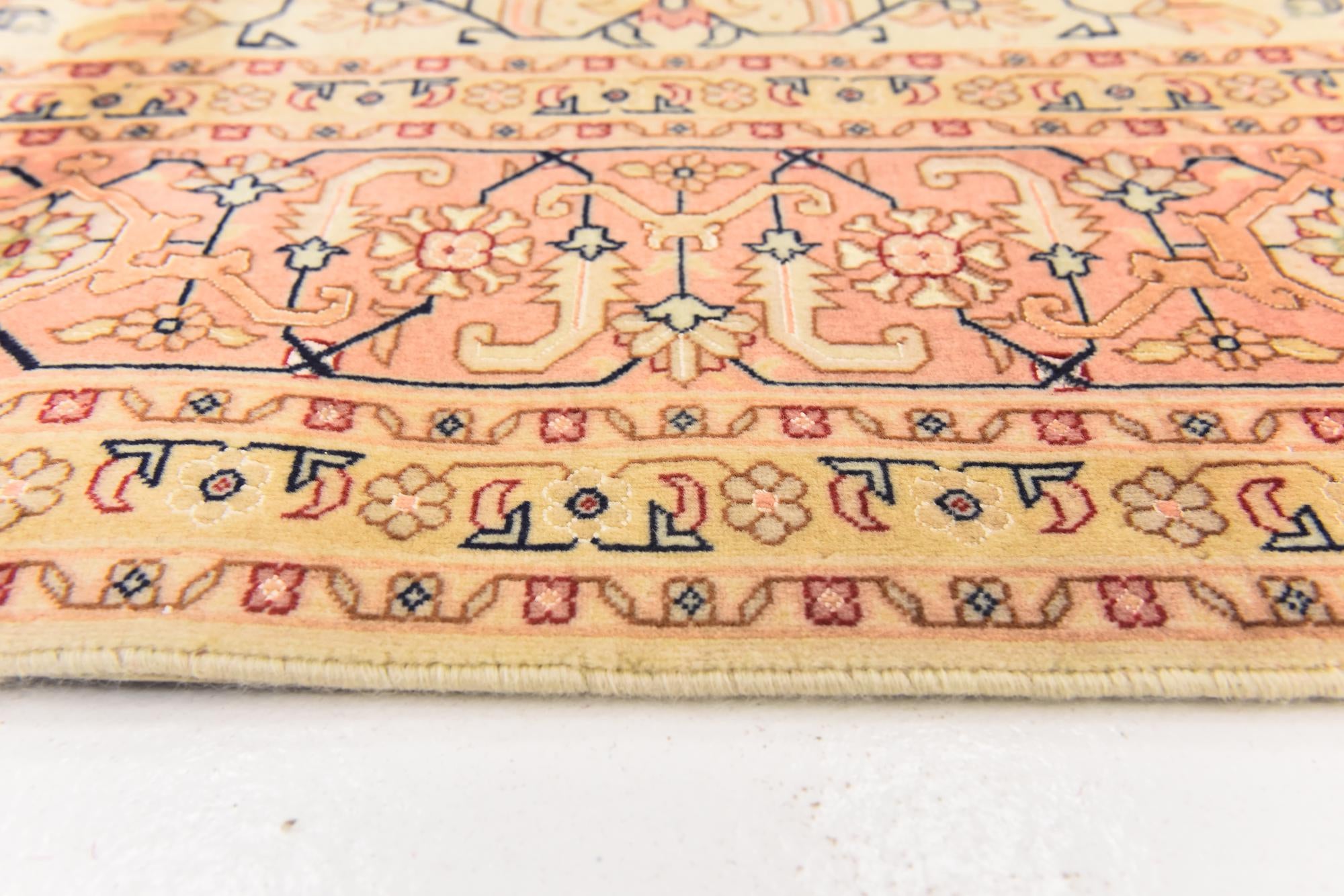 6' 7 x 9' 10 Hand Knotted Tabriz Persian Rug