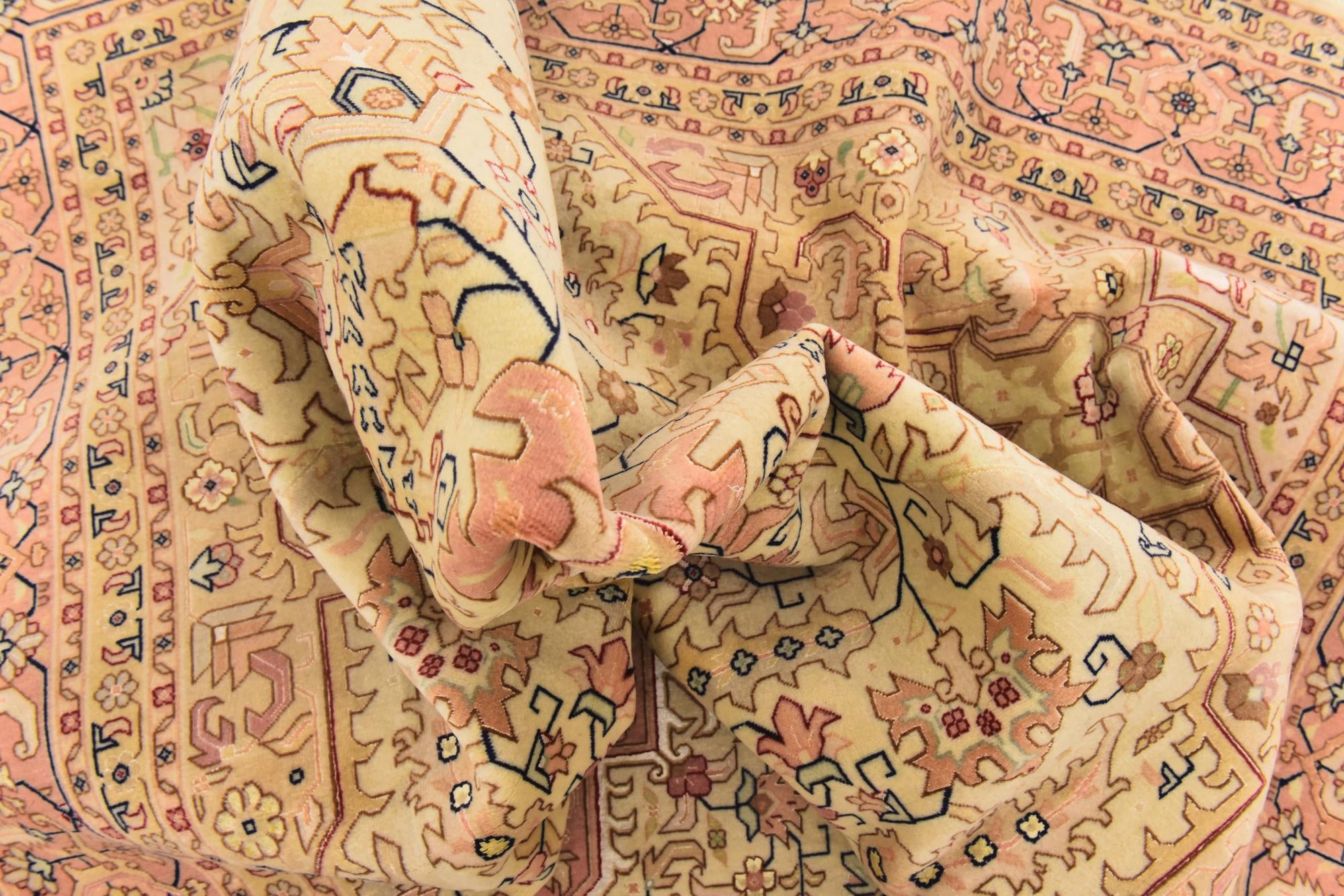 6' 7 x 9' 10 Hand Knotted Tabriz Persian Rug