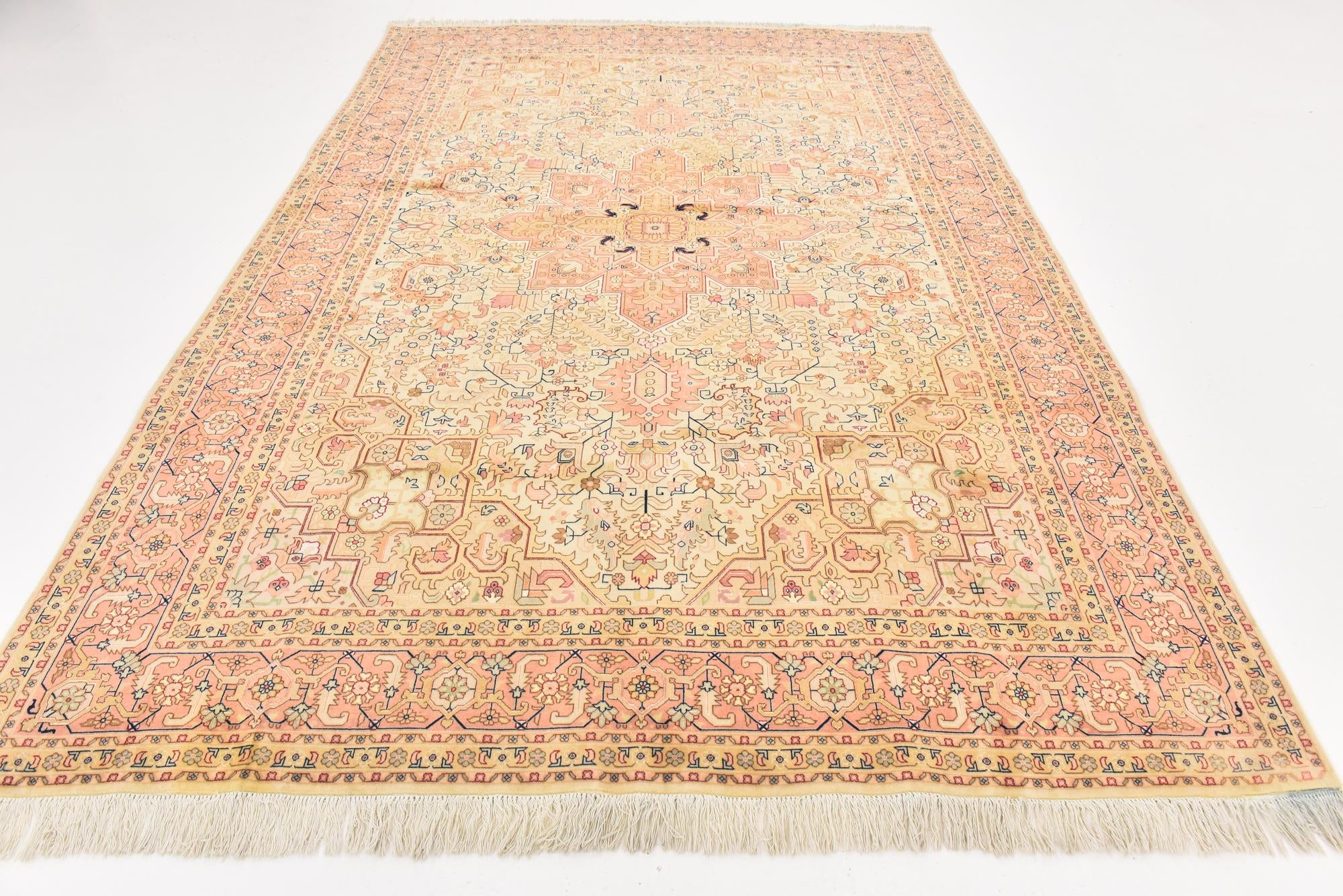 6' 7 x 9' 10 Hand Knotted Tabriz Persian Rug