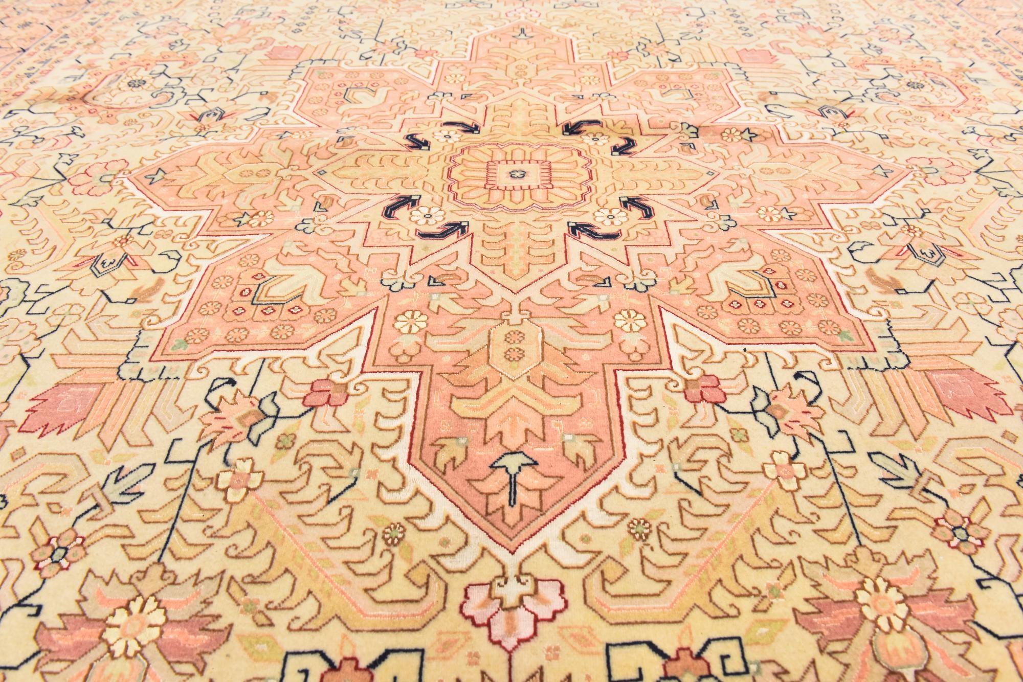 6' 7 x 9' 10 Hand Knotted Tabriz Persian Rug