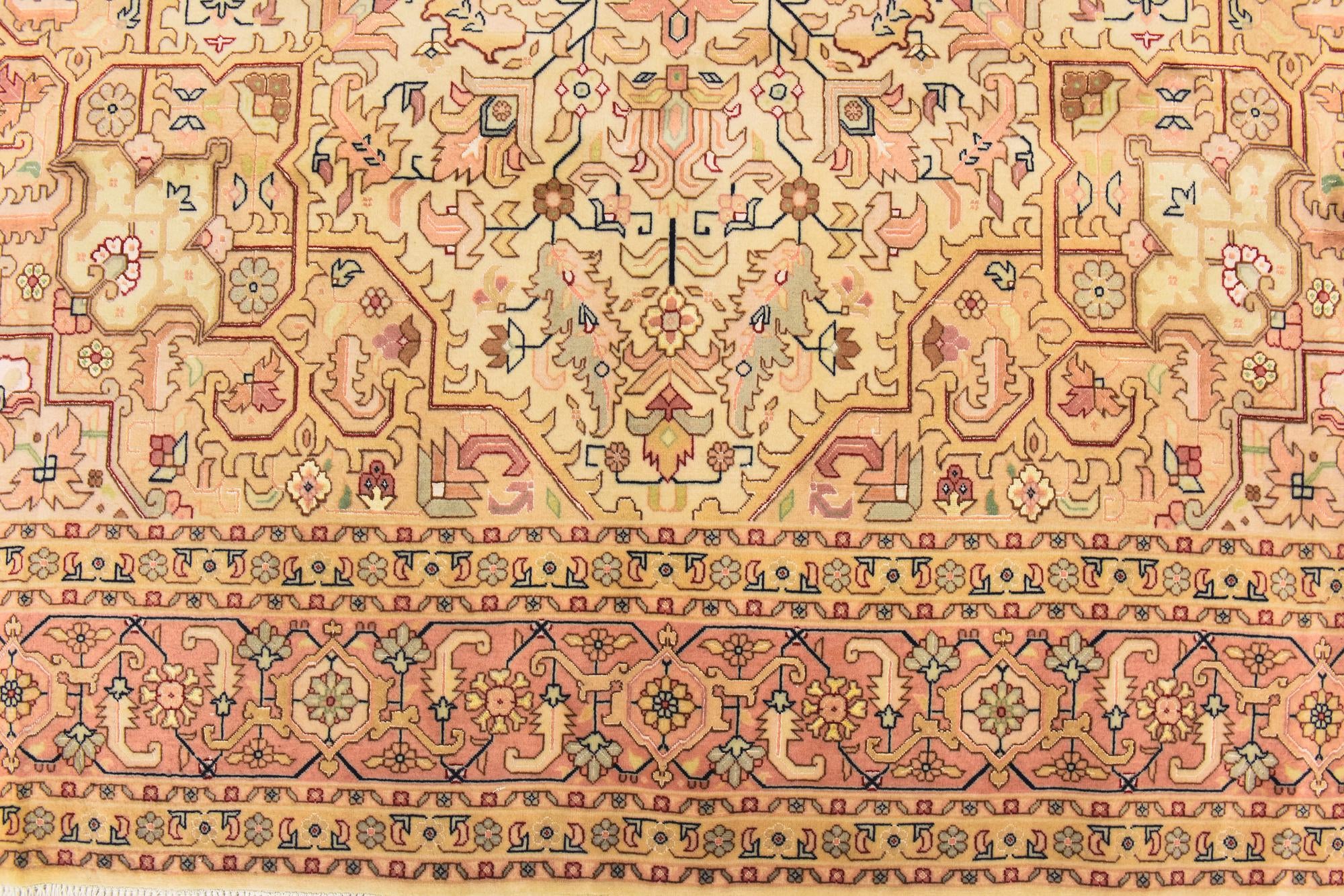 6' 7 x 9' 10 Hand Knotted Tabriz Persian Rug