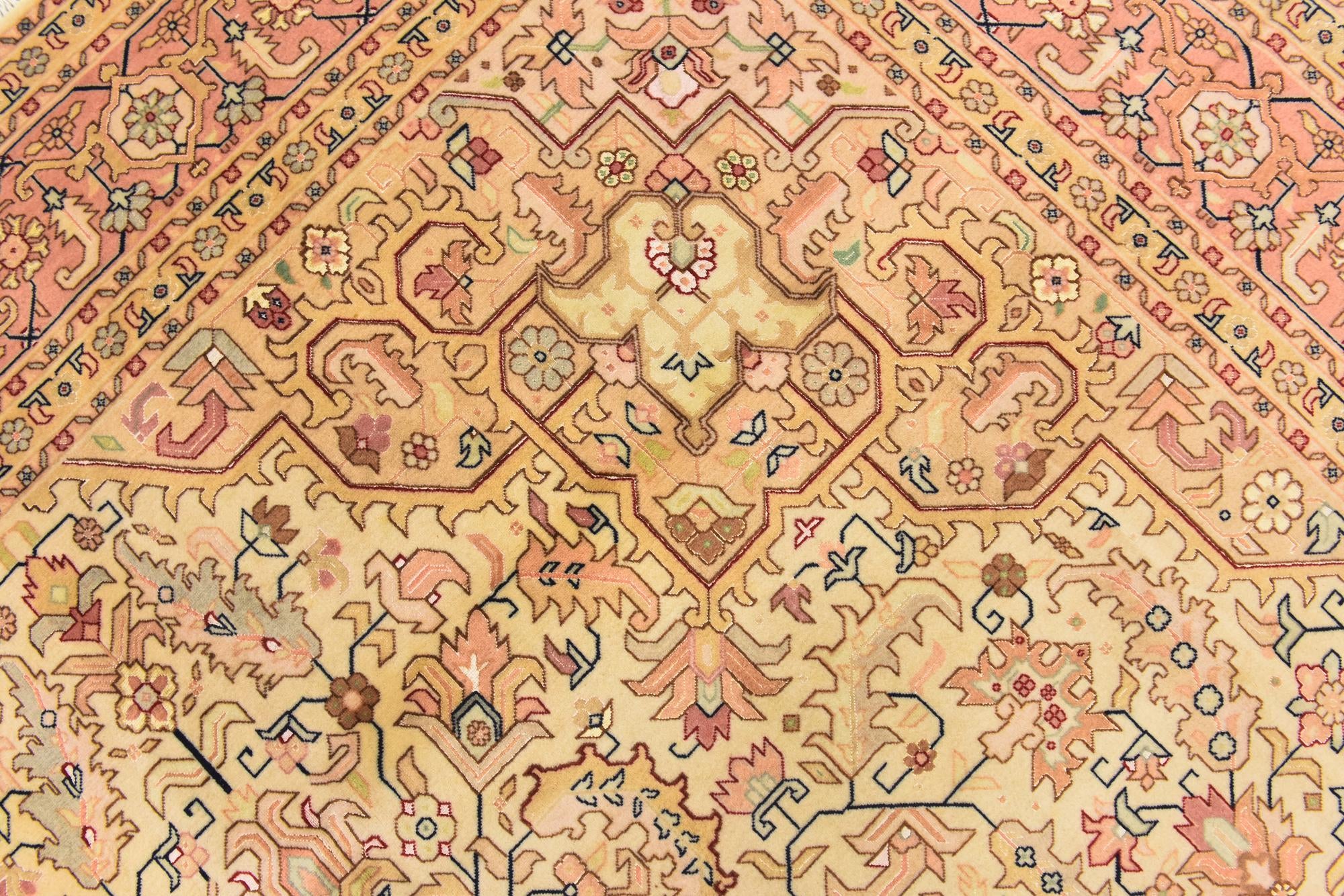 6' 7 x 9' 10 Hand Knotted Tabriz Persian Rug