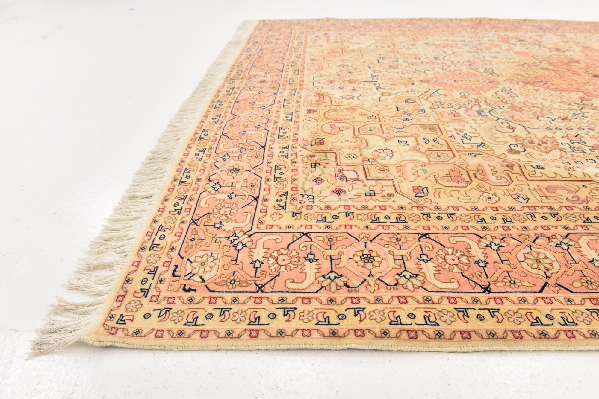 6' 7 x 9' 10 Hand Knotted Tabriz Persian Rug