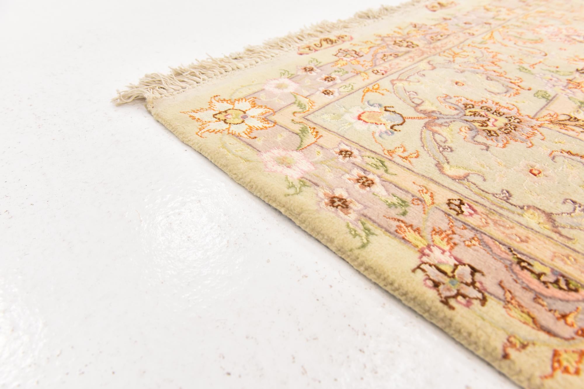 6' 6 x 10' Hand Knotted Tabriz Persian Rug
