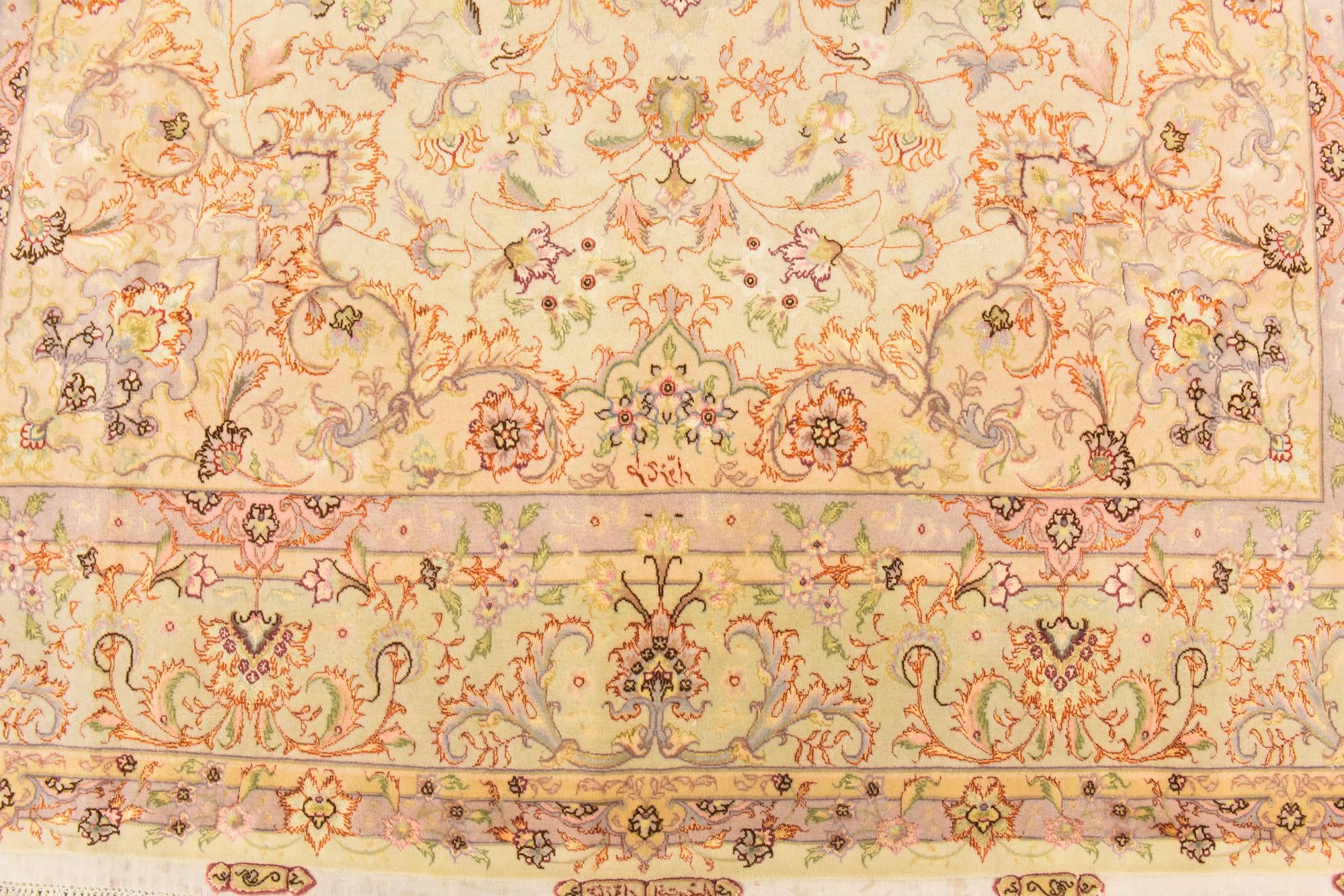 6' 6 x 10' Hand Knotted Tabriz Persian Rug