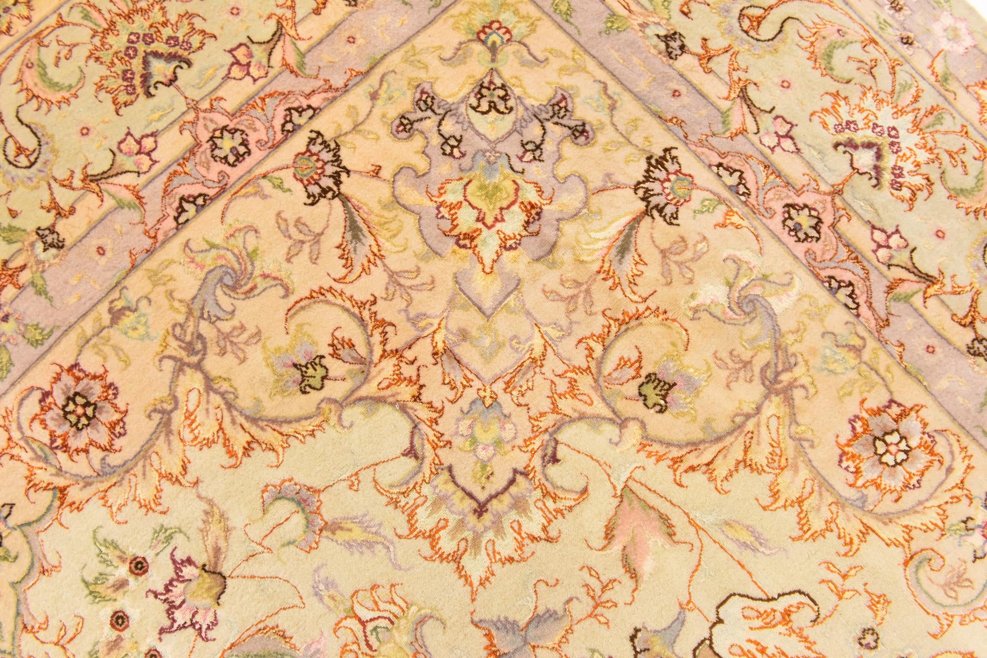 6' 6 x 10' Hand Knotted Tabriz Persian Rug