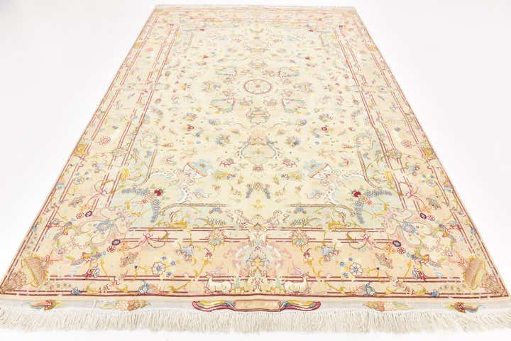 6' 6 x 9' 10 Hand Knotted Tabriz Persian Rug