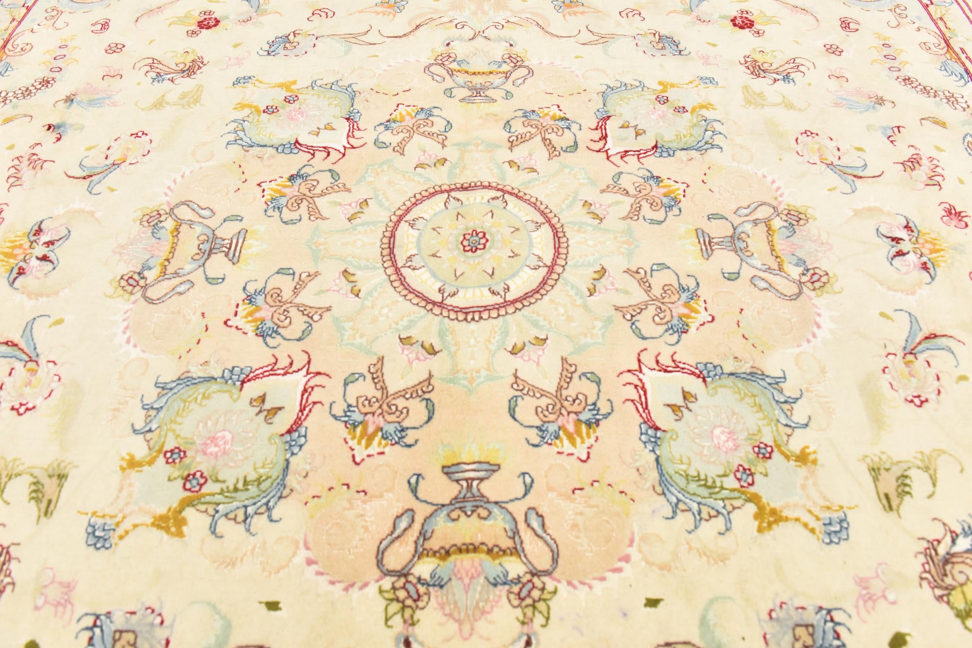 6' 6 x 9' 10 Hand Knotted Tabriz Persian Rug