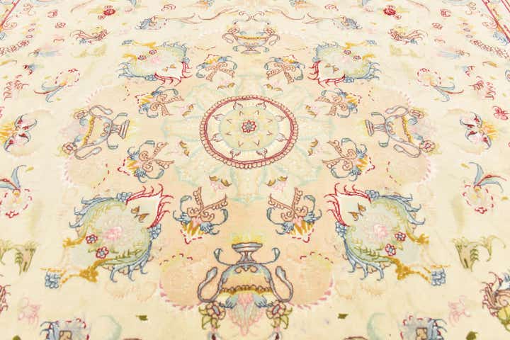 6' 6 x 9' 10 Hand Knotted Tabriz Persian Rug