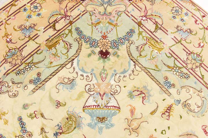 6' 6 x 9' 10 Hand Knotted Tabriz Persian Rug