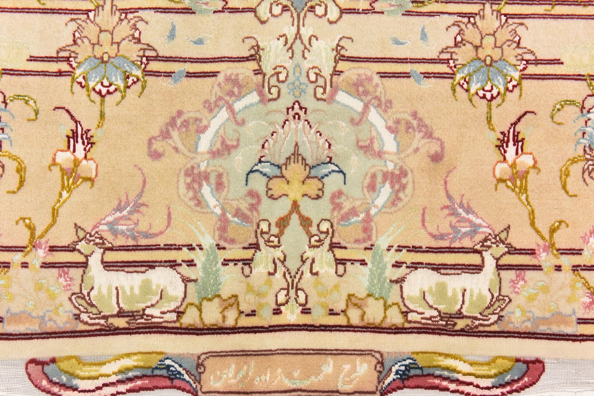 6' 6 x 9' 10 Hand Knotted Tabriz Persian Rug