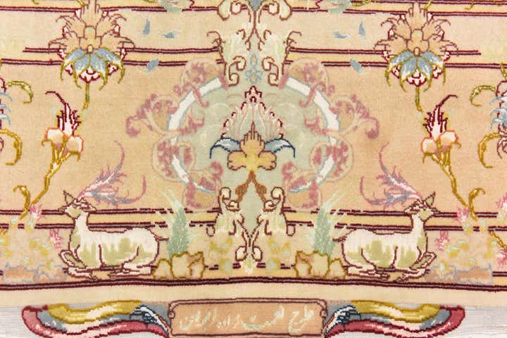 6' 6 x 9' 10 Hand Knotted Tabriz Persian Rug