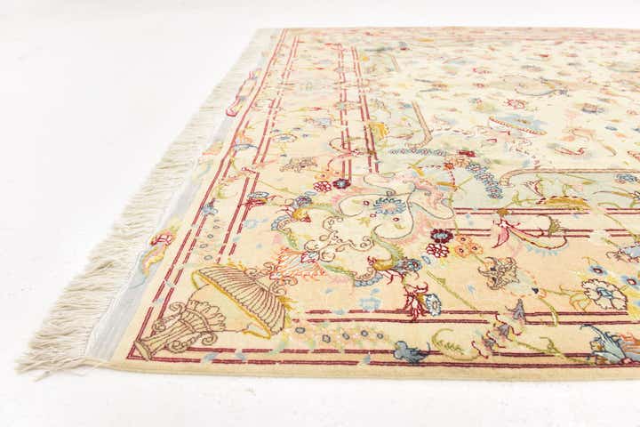 6' 6 x 9' 10 Hand Knotted Tabriz Persian Rug