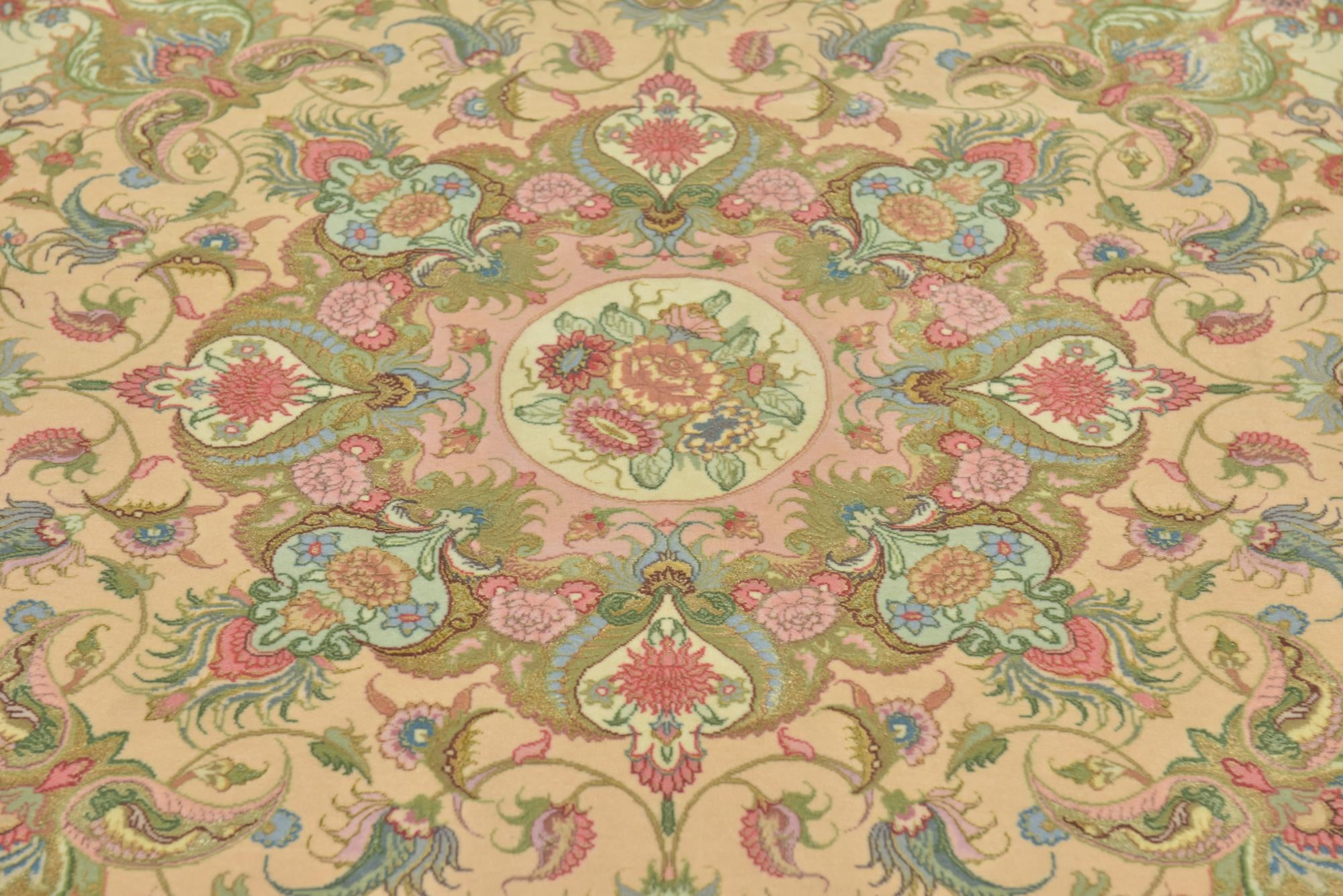 9' 10 x 13' 5 Hand Knotted Tabriz Persian Rug