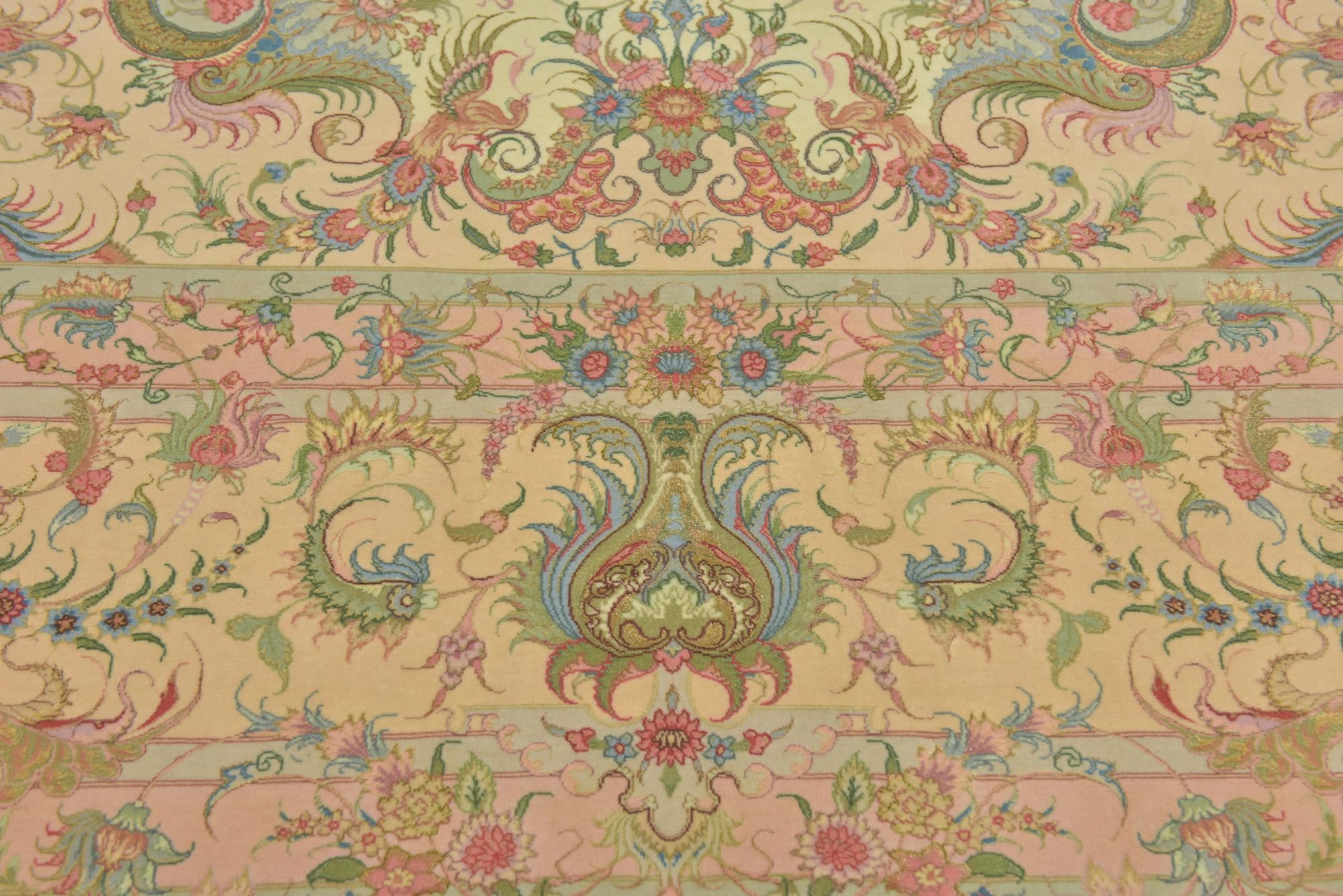 9' 10 x 13' 5 Hand Knotted Tabriz Persian Rug