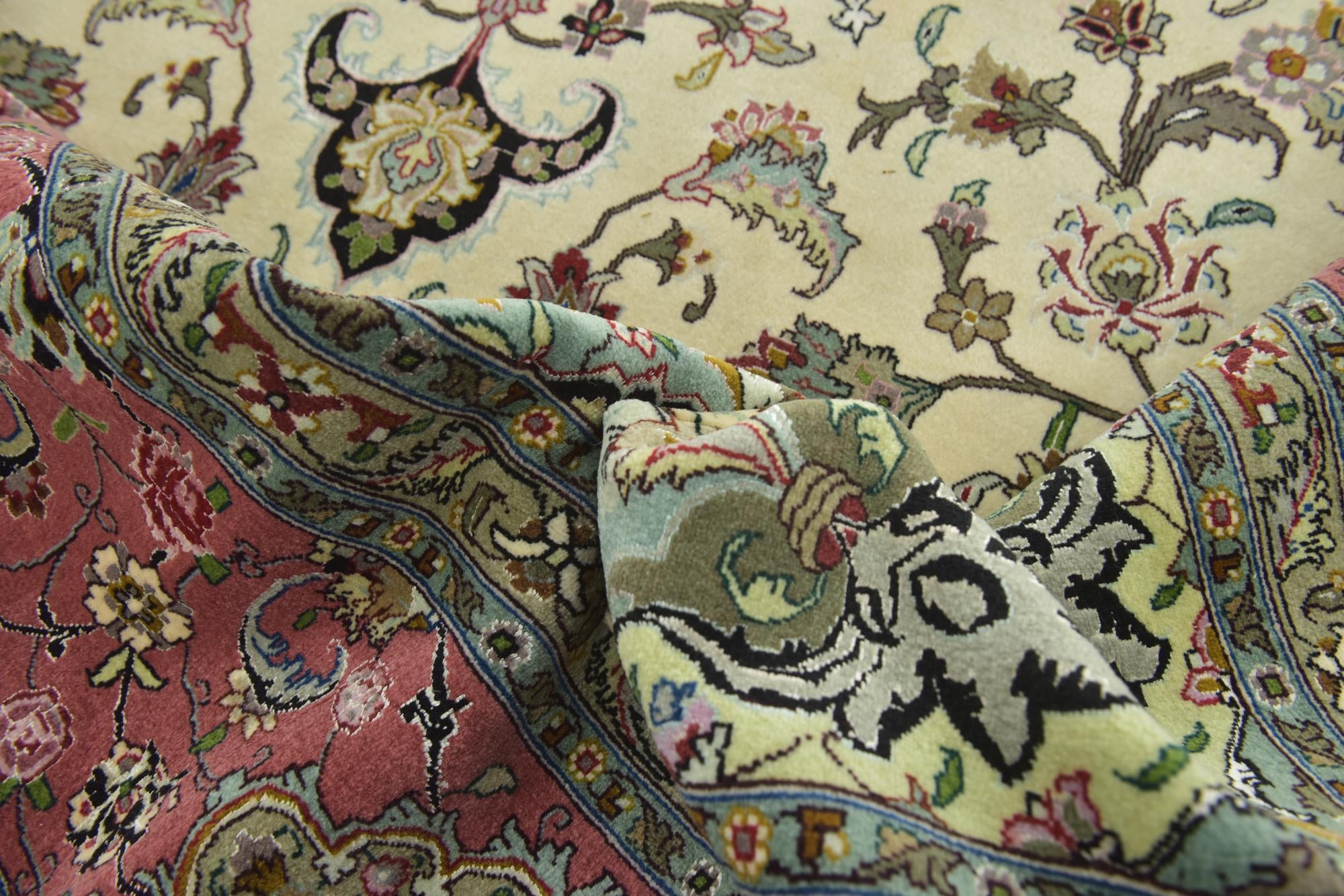 8' 2 x 11' 7 Hand Knotted Tabriz Persian Rug