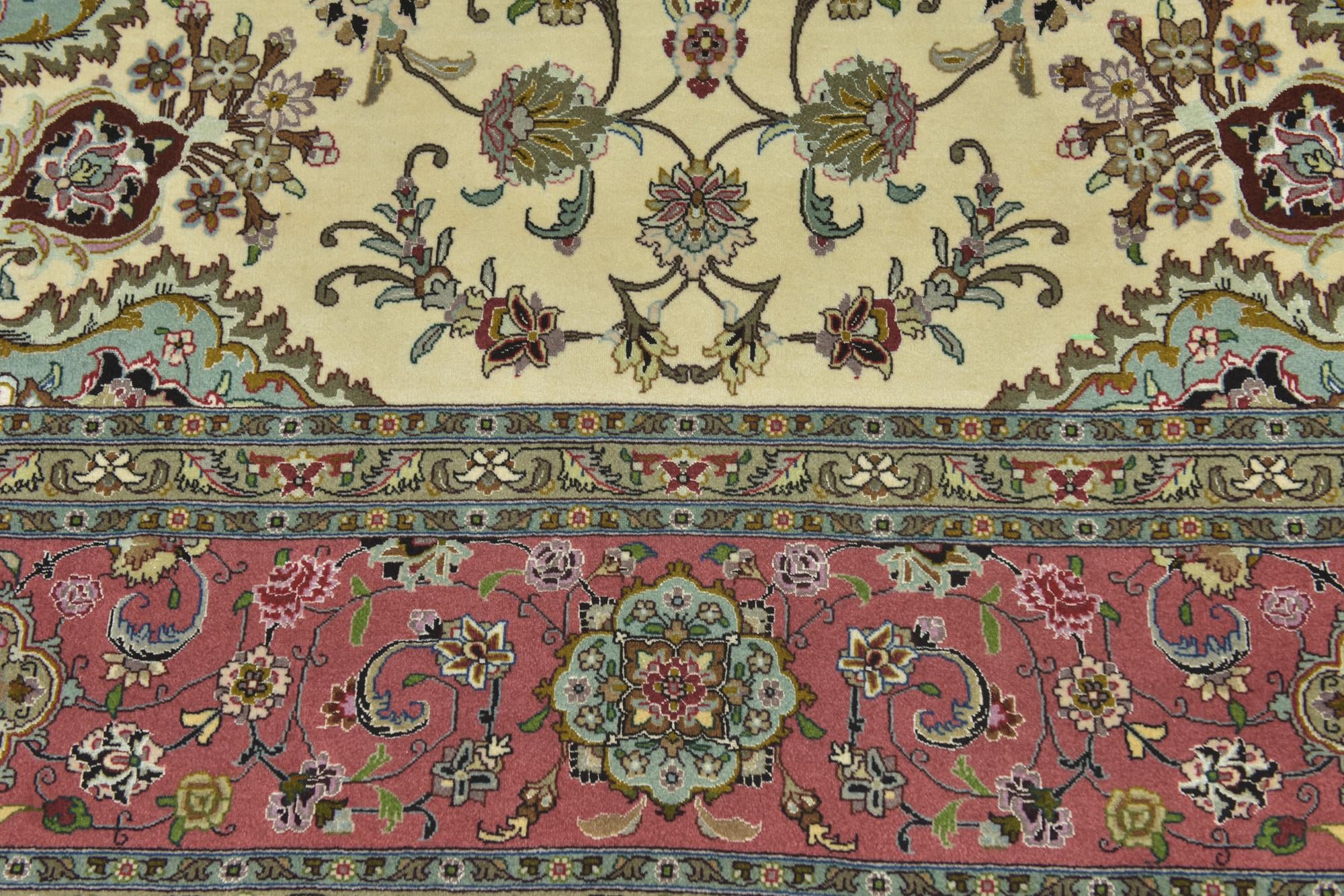 8' 2 x 11' 7 Hand Knotted Tabriz Persian Rug