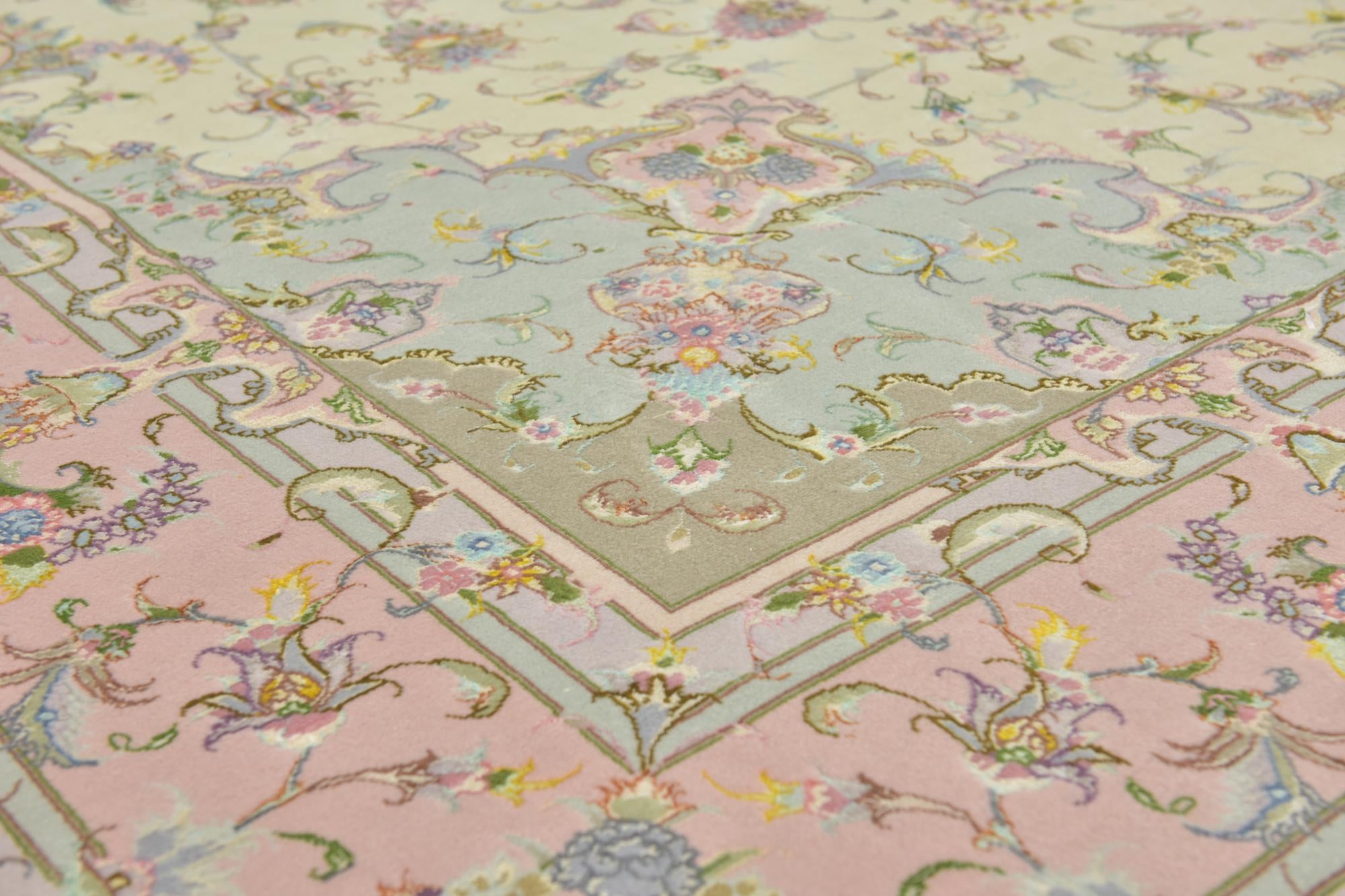 8' 2 x 11' 4 Hand Knotted Tabriz Persian Rug