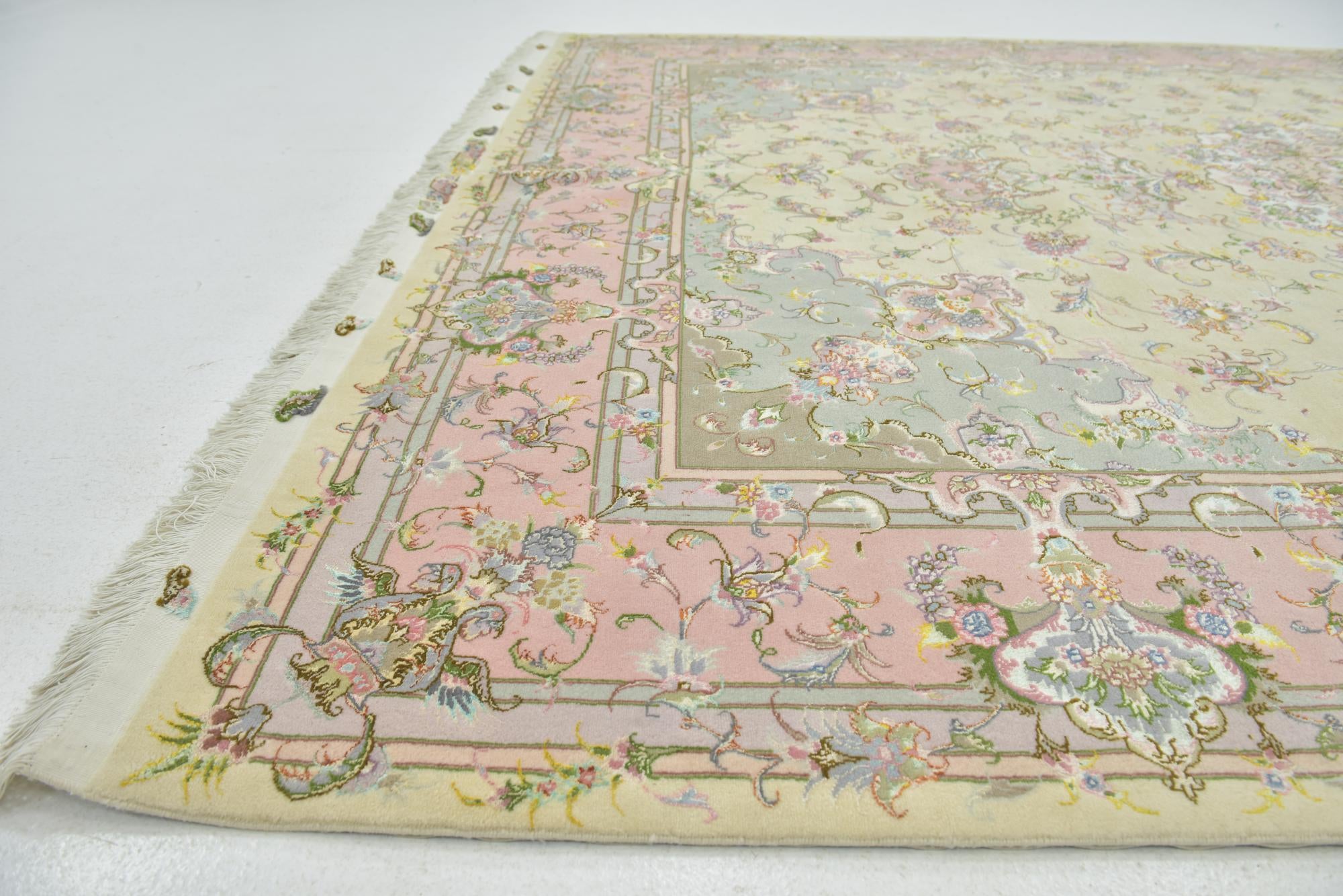 8' 2 x 11' 4 Hand Knotted Tabriz Persian Rug