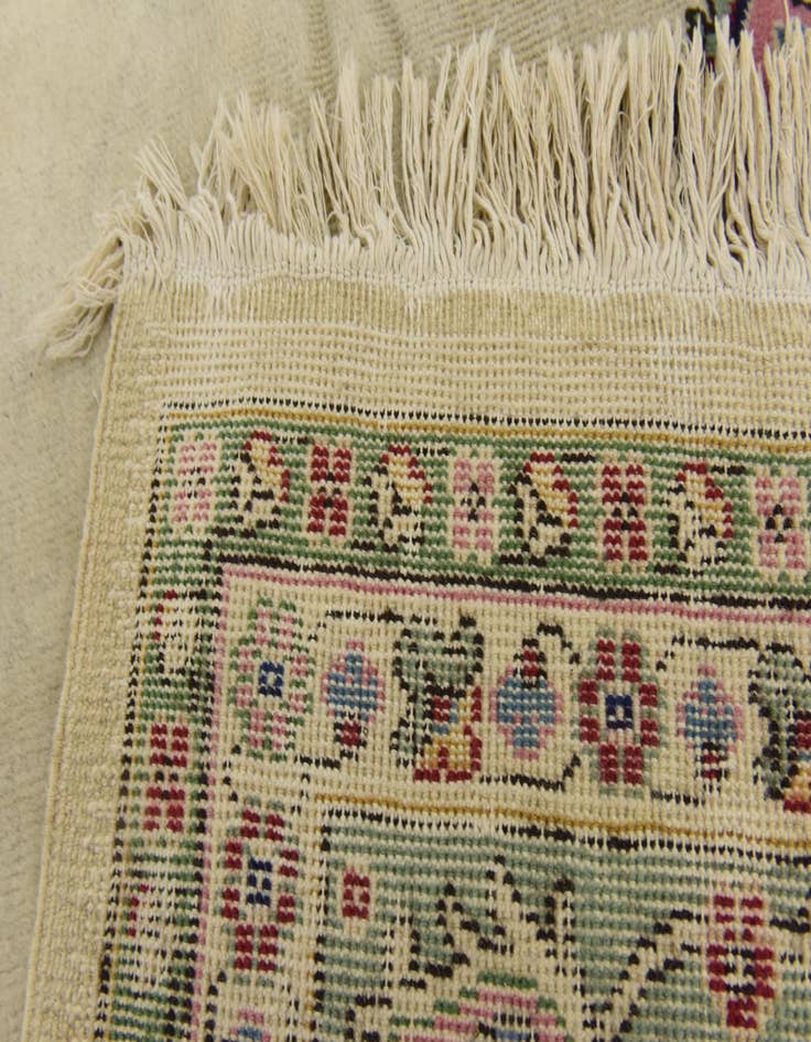 Detail image of 9' 4 x 13' Hand Knotted Tabriz Wool Rug