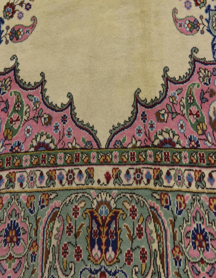 Detail image of 9' 4 x 13' Hand Knotted Tabriz Wool Rug