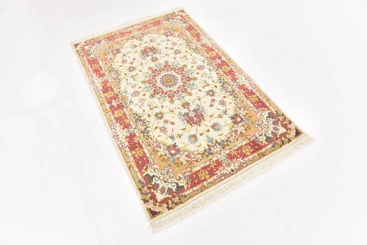 Detail image of 3' 3 x 5' 1 Hand Knotted Tabriz Persian Rug
