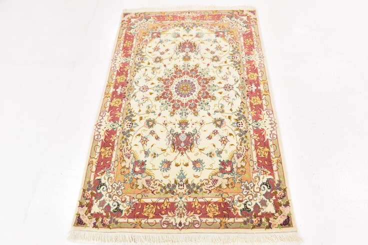 Detail image of 3' 3 x 5' 1 Hand Knotted Tabriz Persian Rug
