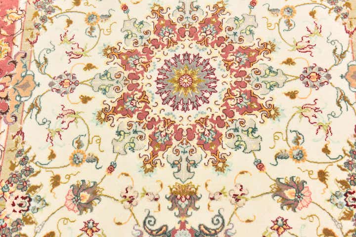 3' 3 x 5' 1 Hand Knotted Tabriz Persian Rug