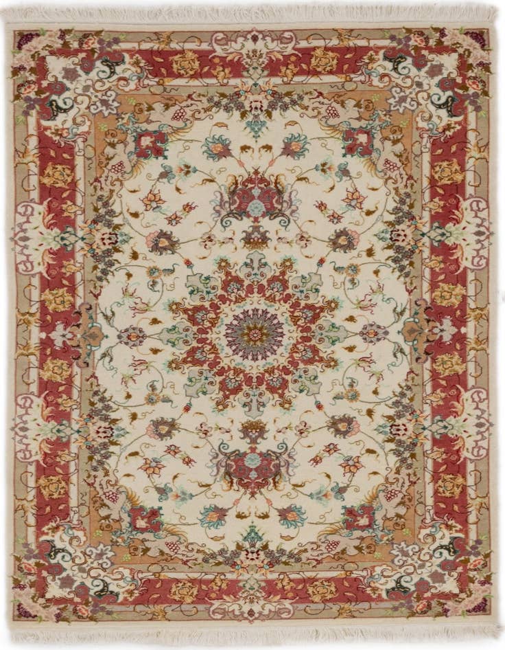 Detail image of 3' 3 x 5' 1 Hand Knotted Tabriz Persian Rug