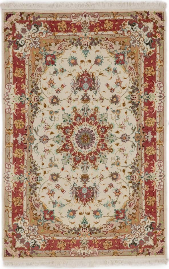 Detail image of 3' 3 x 5' 1 Hand Knotted Tabriz Persian Rug