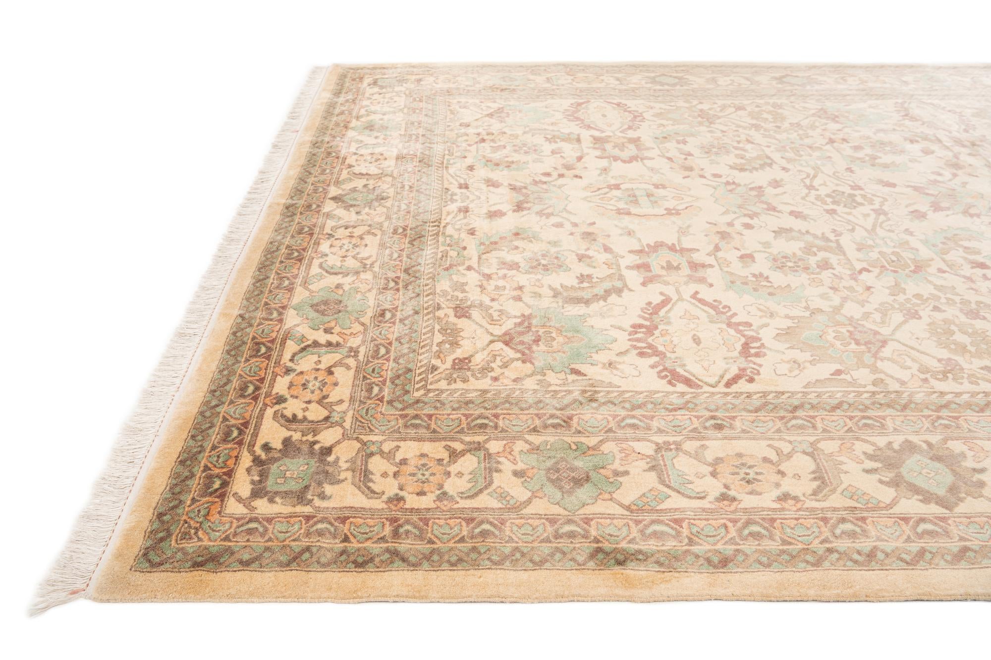8' 3 x 10' 2 Hand Knotted Tabriz Oriental Wool Rug