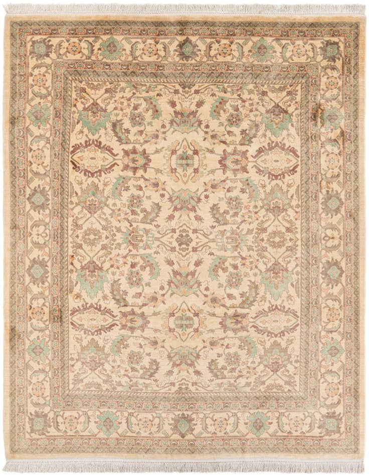 Detail image of 8' 3 x 10' 2 Hand Knotted Tabriz Oriental Wool Rug