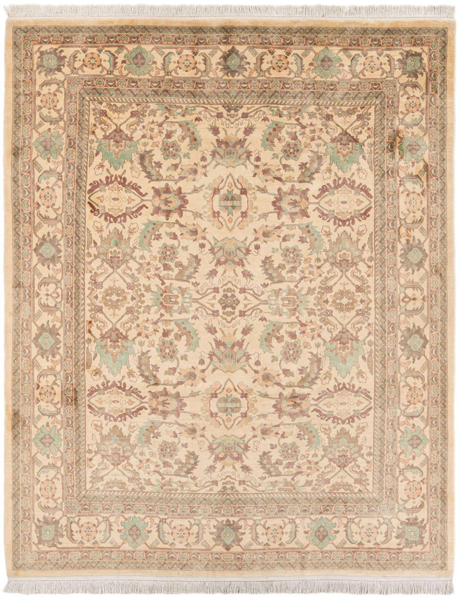 8' 3 x 10' 2 Hand Knotted Tabriz Oriental Wool Rug