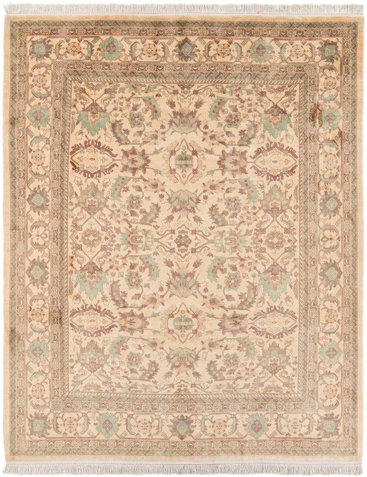 Detail image of 8' 3 x 10' 2 Hand Knotted Tabriz Oriental Wool Rug