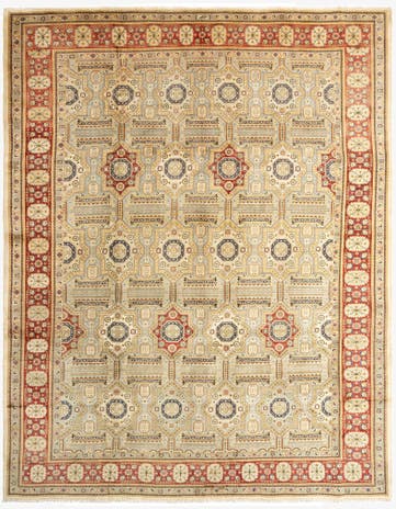 10' 8 x 13' 7 Tabriz Wool Rug