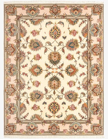 5' 1 x 6' 9 Tabriz Rug