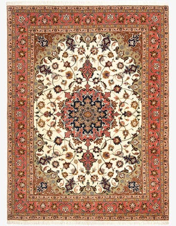 5' 2 x 6' 11 Tabriz Rug