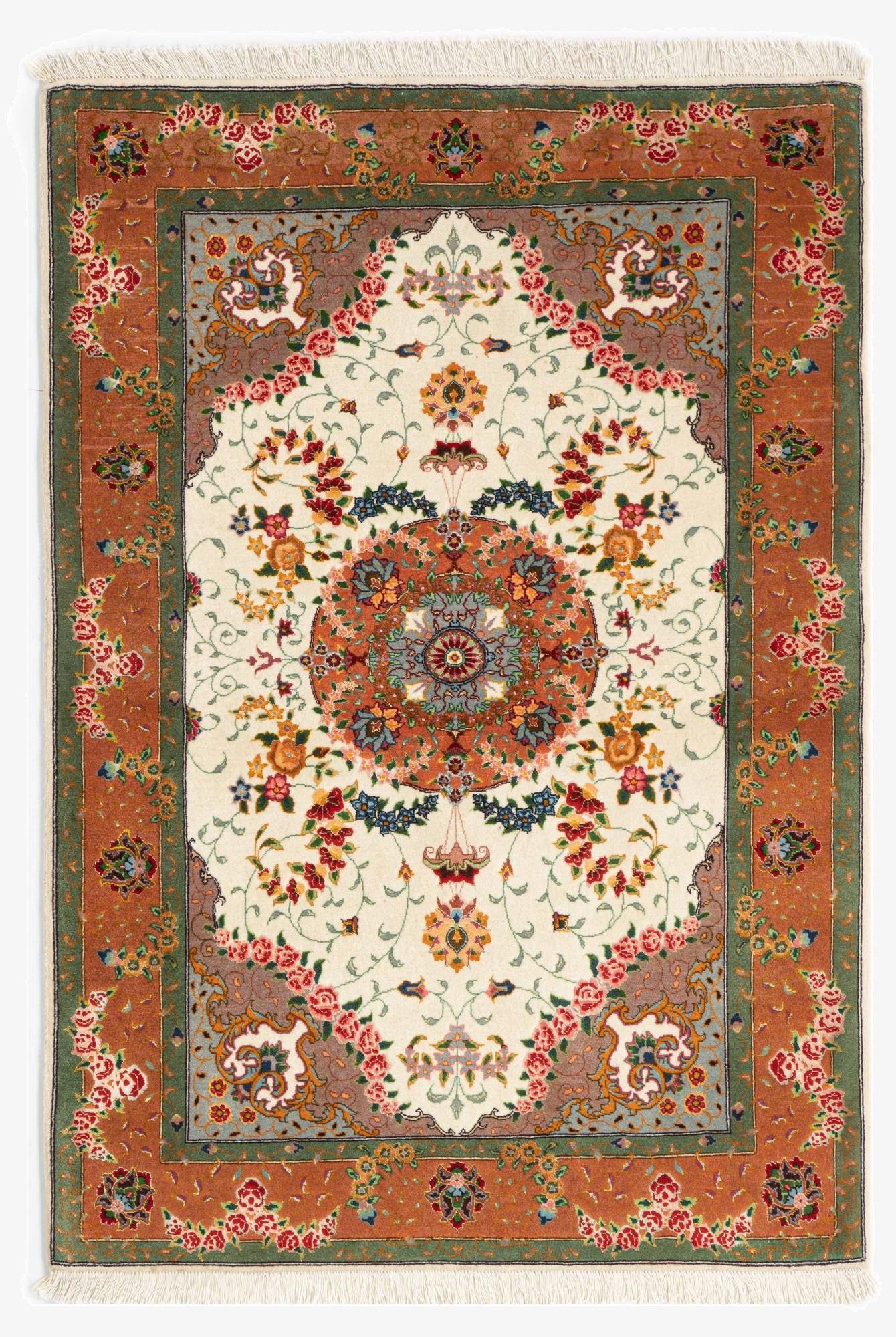 3' 5 x 4' 11 Tabriz Rug
