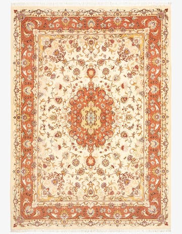 5' 7 x 7' 9 Tabriz Rug