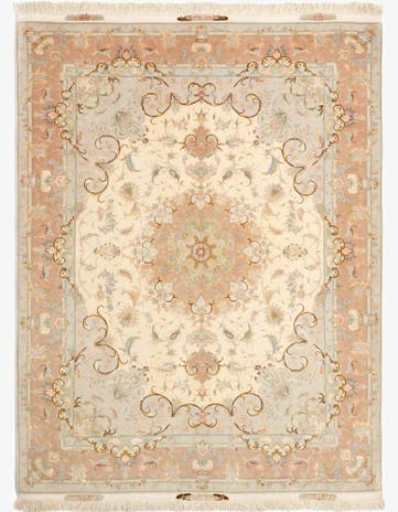 5' 1 x 6' 9 Tabriz Rug