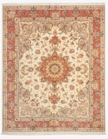 5' x 6' 4 Tabriz Rug