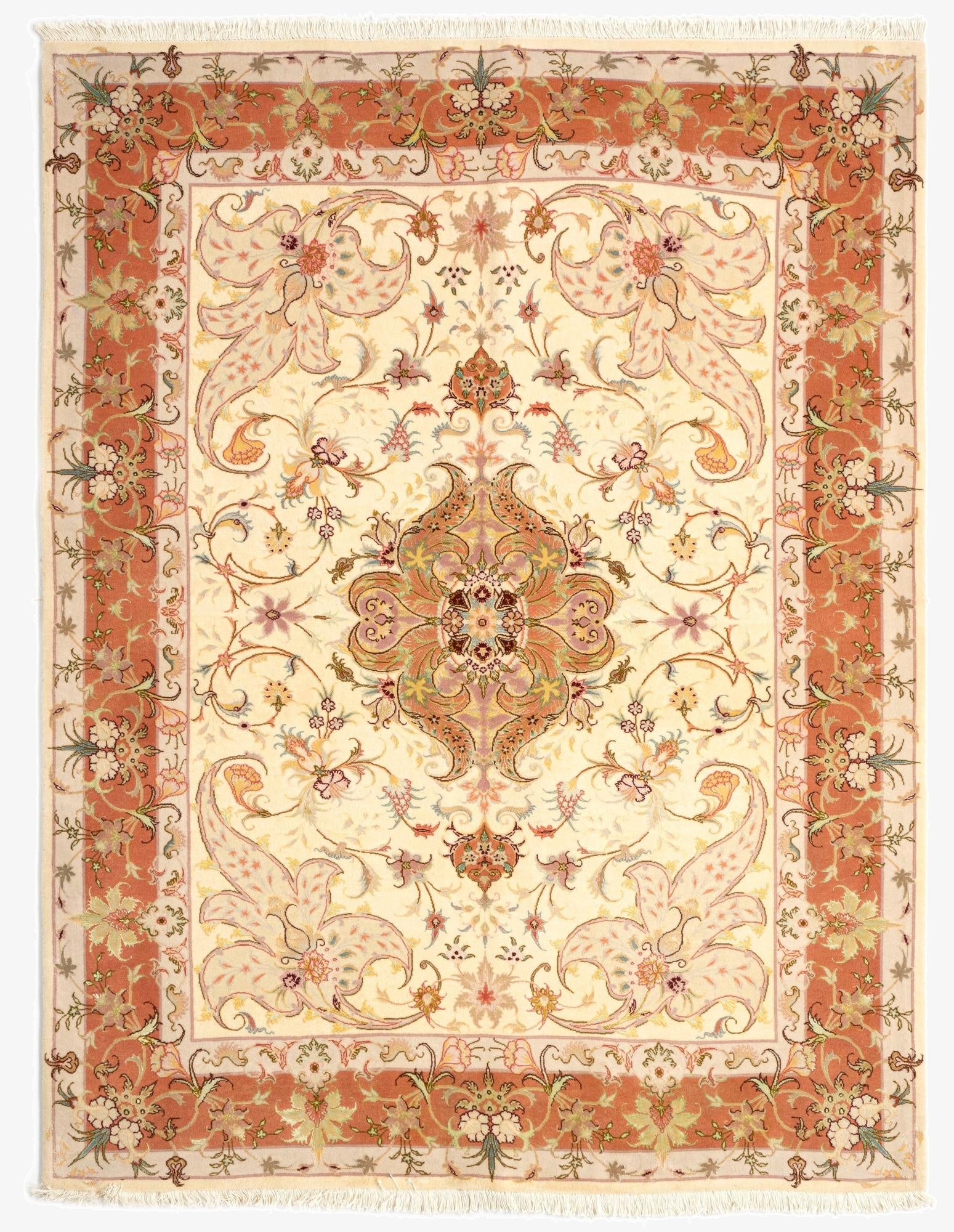 4' 8 x 6' 9 Tabriz Rug