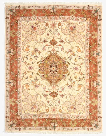 4' 8 x 6' 9 Tabriz Rug