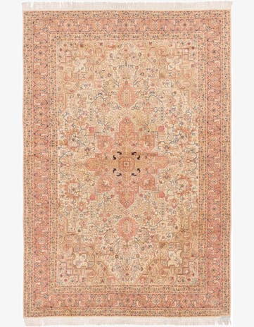 6' 7 x 9' 10 Hand Knotted Tabriz Persian Rug